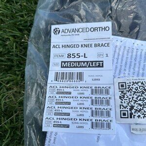 Advanced Ortho Hinged ROM Sports Knee Brace for ACL Medium/Left - 855-L New